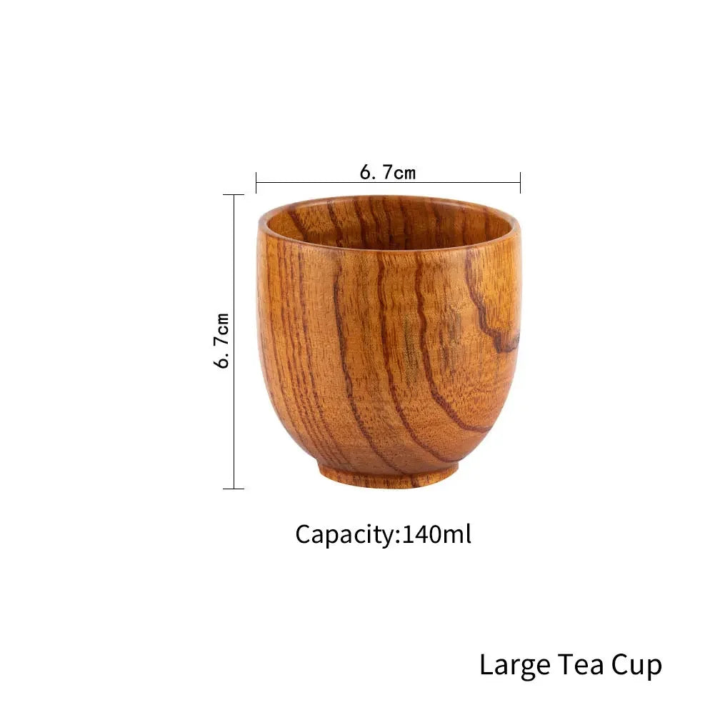 Wooden Handmade Coffee Mug, Tea Cups and Beer Cups