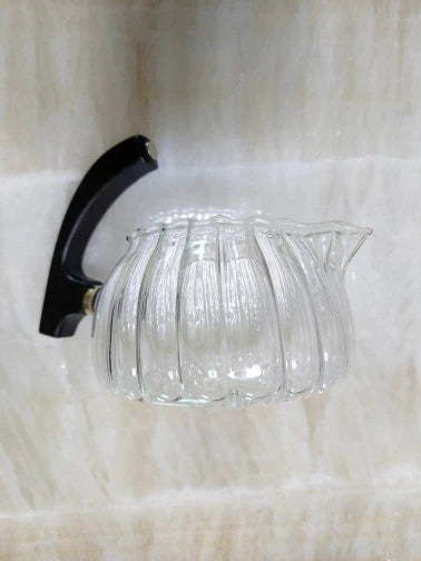 Glass Automatic Tea Set Accessories Lid Cup Steel Ball Filter Tea Bowl