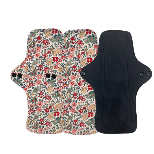 3PCS Washable,Reusable Cotton Menstrual Pads