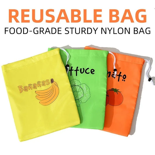Banana Bundle Pocket Storage Bags, Reuseble