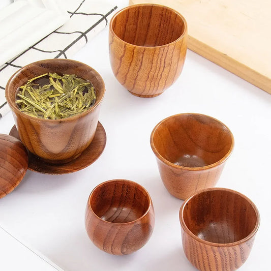 Wooden Handmade Coffee Mug, Tea Cups and Beer Cups