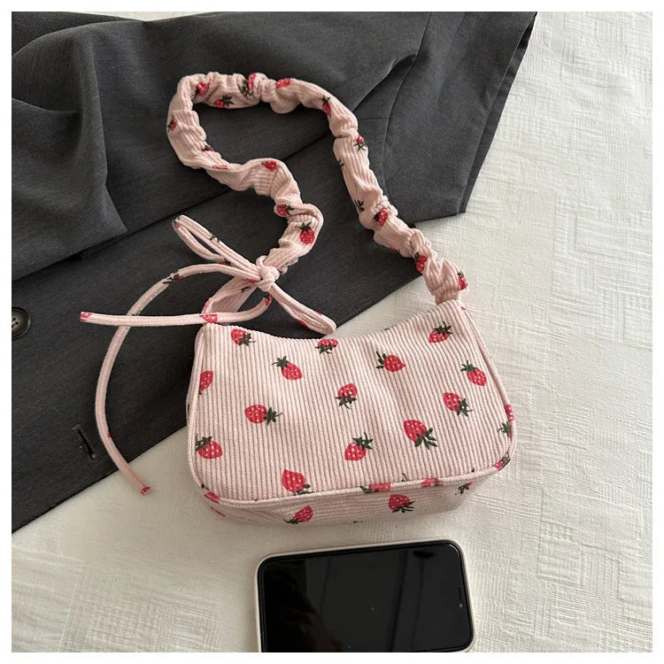 Women Small Underarm Bag, Eco Cloth Purse Mini Shoulder Bags