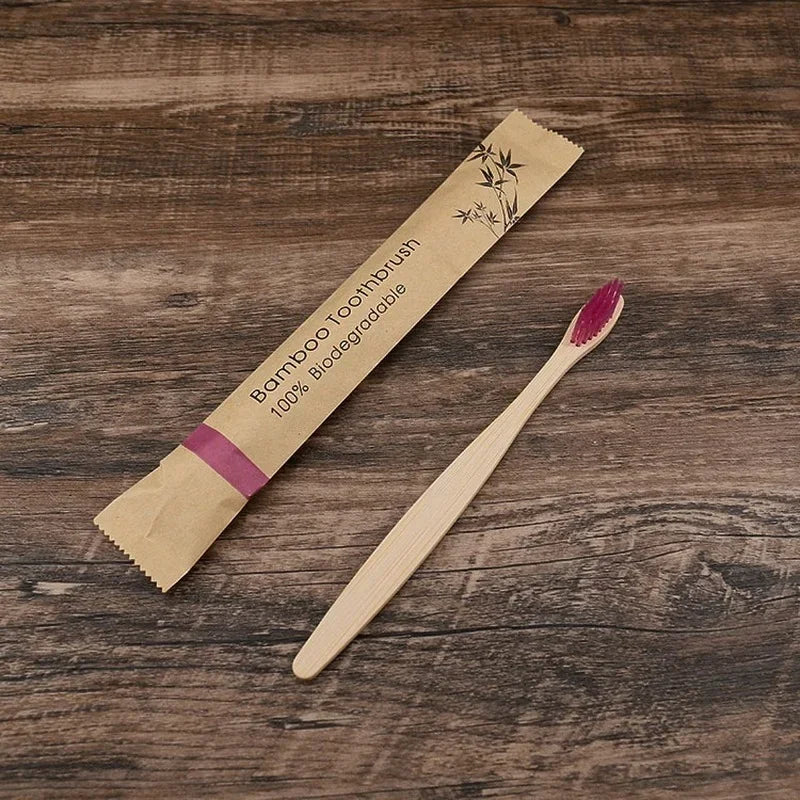 Bamboo Toothbrushes, Eco Friendly and soft for oral care