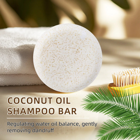 Coconut & Olive Shampoo Soap Bar for Silky Hair Deep Cleansing