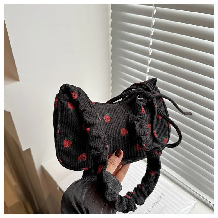 Women Small Underarm Bag, Eco Cloth Purse Mini Shoulder Bags