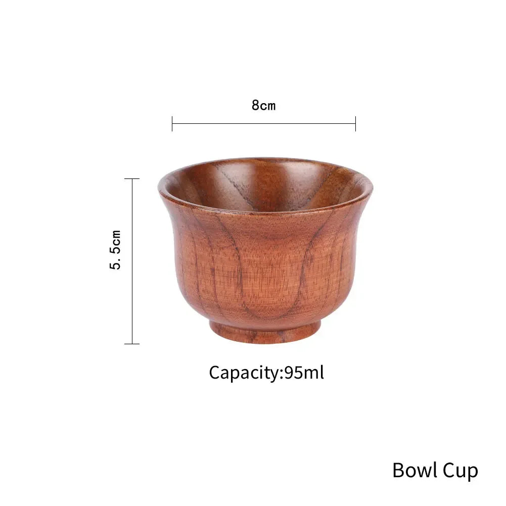 Wooden Handmade Coffee Mug, Tea Cups and Beer Cups
