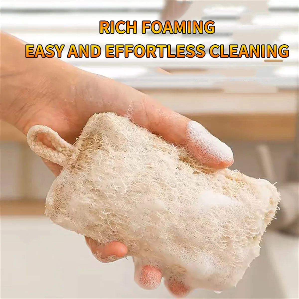 8PCS/4PCS/1PC High-Guality Natural Luffa Sponge