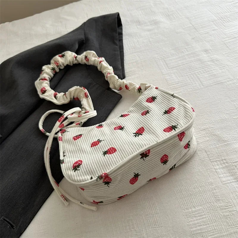 Women Small Underarm Bag, Eco Cloth Purse Mini Shoulder Bags