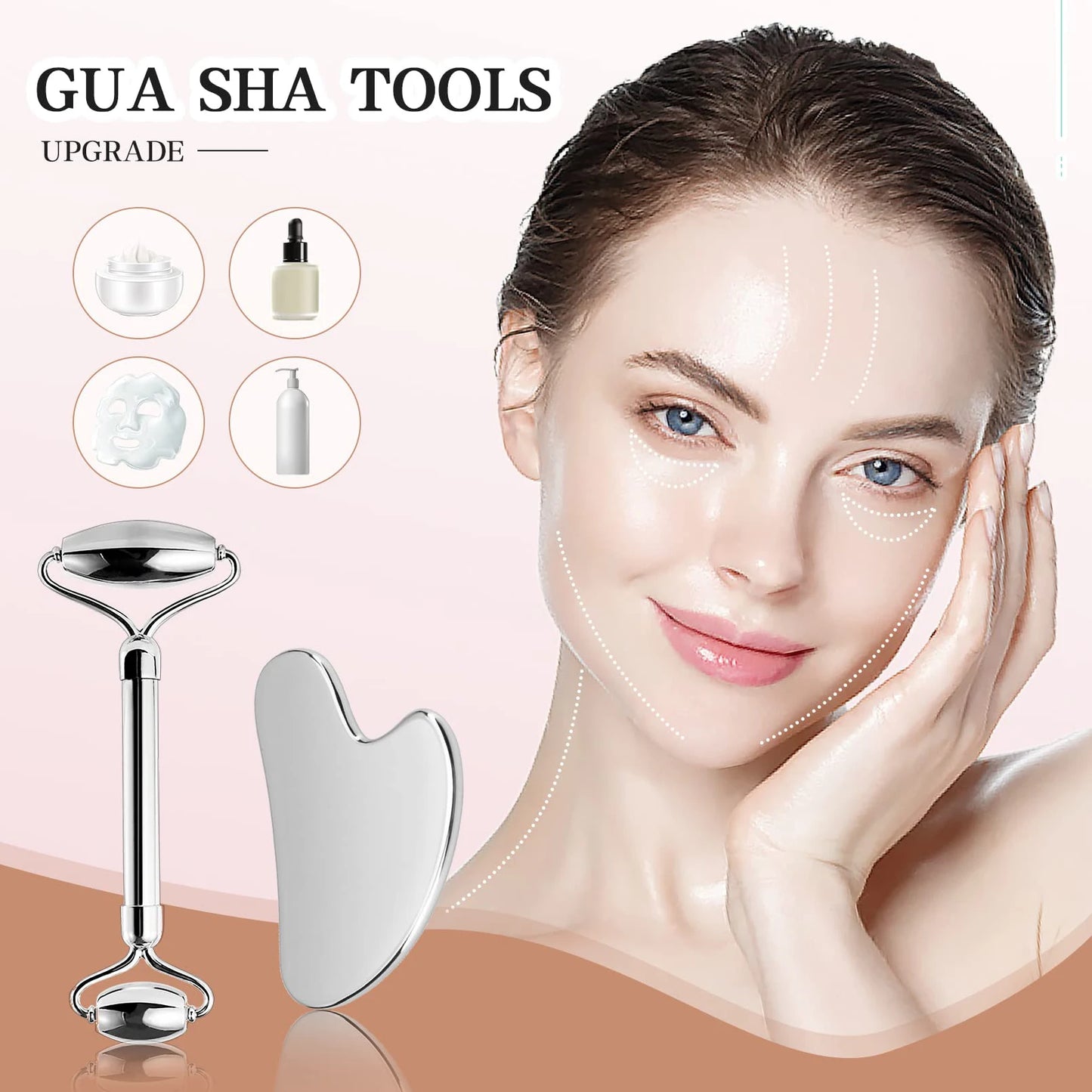 304 Stainless Steel Facial Roller
