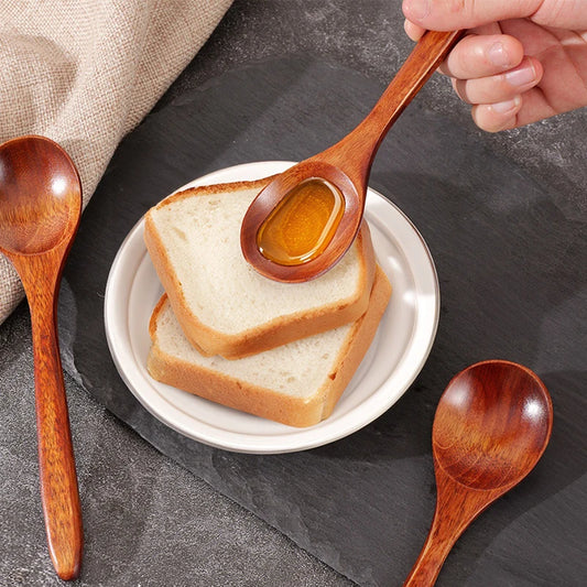 Natural Wooden Spoon, Household Tableware Accessories