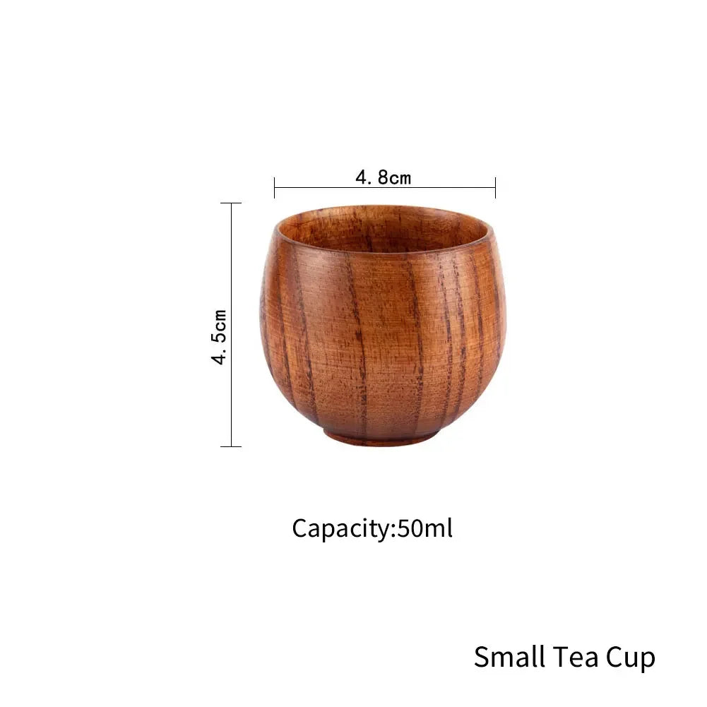 Wooden Handmade Coffee Mug, Tea Cups and Beer Cups