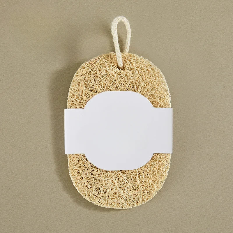 1Pc Natural Loofah, Washing Brushes, Body Shower Sponge and for Kitchen