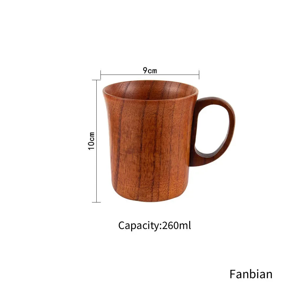 Wooden Handmade Coffee Mug, Tea Cups and Beer Cups
