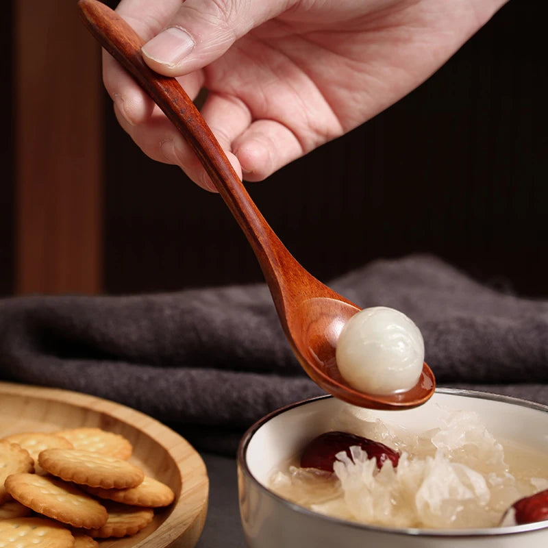 Natural Wooden Spoon, Household Tableware Accessories