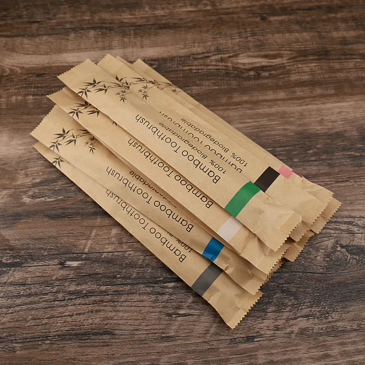 Bamboo Toothbrushes, Eco Friendly and soft for oral care