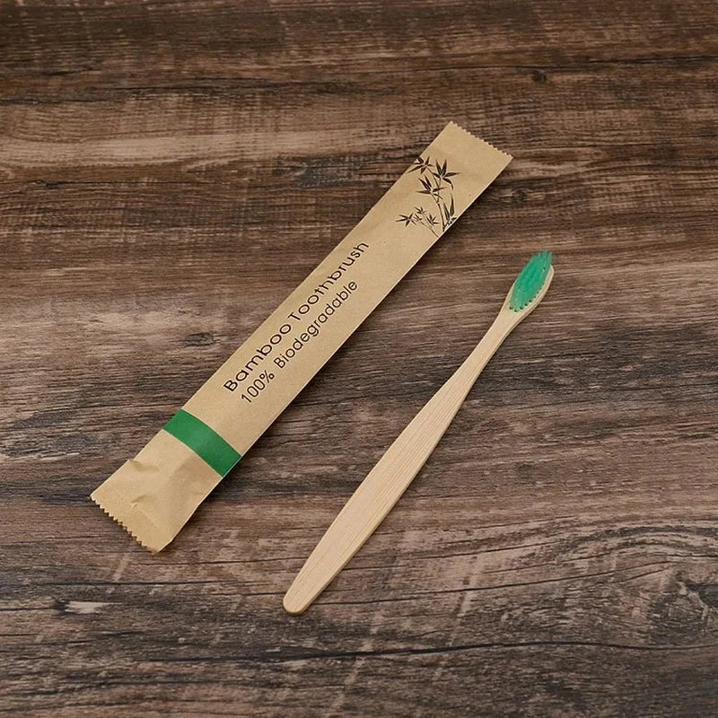 Bamboo Toothbrushes, Eco Friendly and soft for oral care
