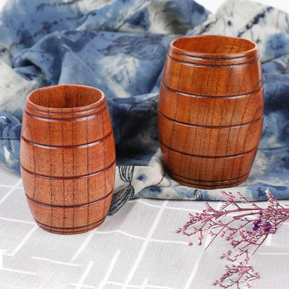 Wooden Handmade Coffee Mug, Tea Cups and Beer Cups