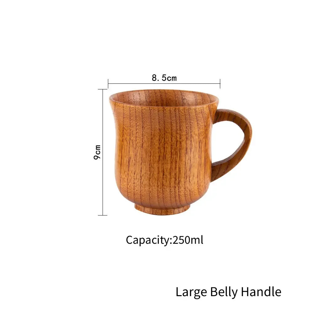 Wooden Handmade Coffee Mug, Tea Cups and Beer Cups