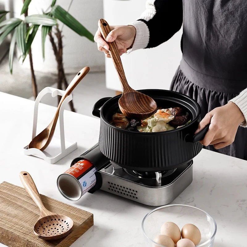 Wooden Cooking Spoons, Non-Stick Wooden Cooking Utensils