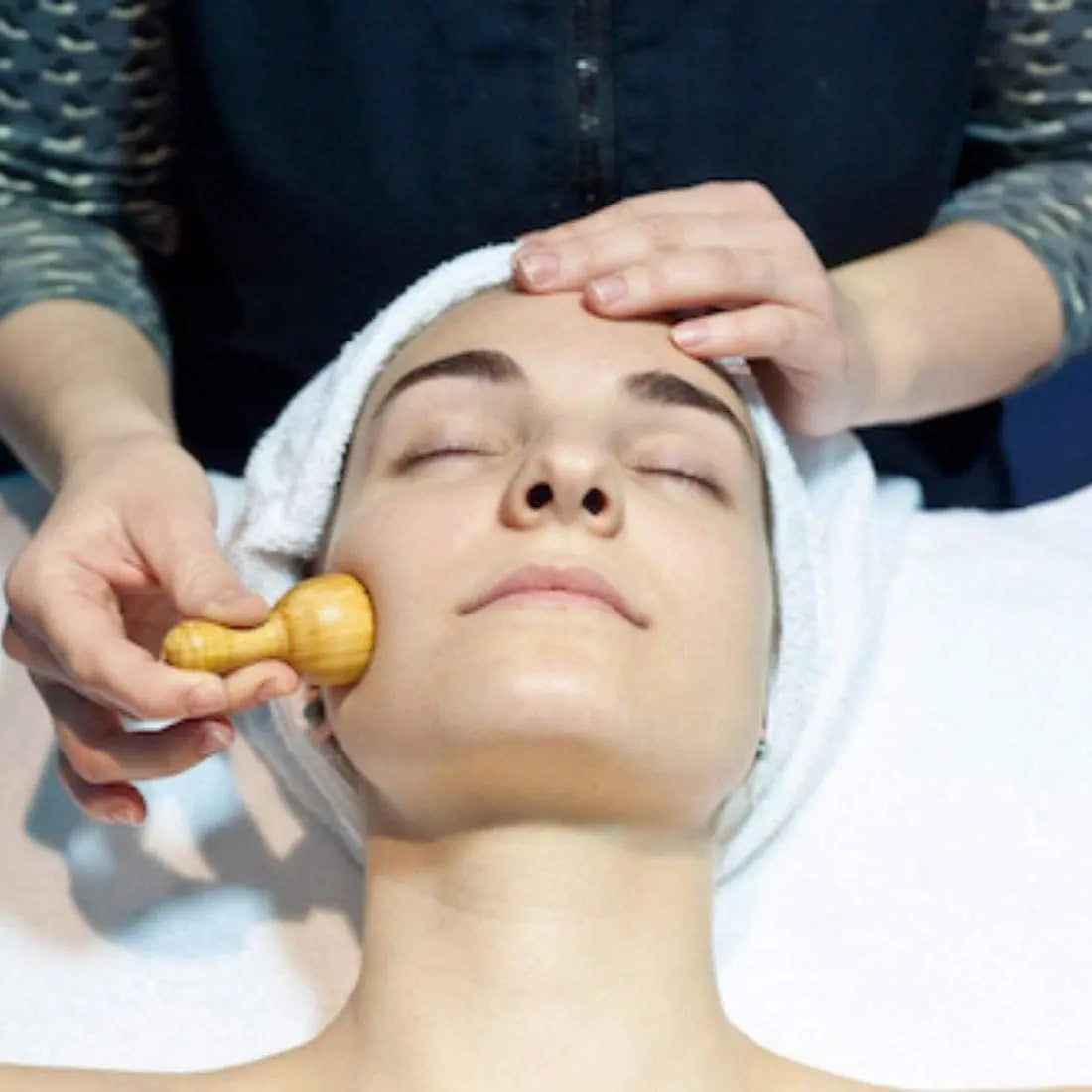 Wooden Massager for Face Wrinkle, Remover, Roller, Facial Skin Scraping