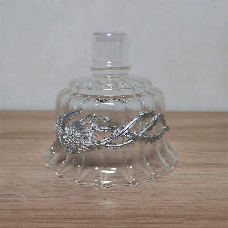 Glass Automatic Tea Set Accessories Lid Cup Steel Ball Filter Tea Bowl