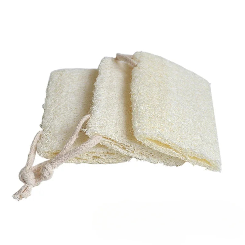 Natural Loofah Sponge round Brush for Bath And Dish Cleaning