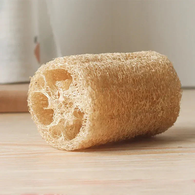 1Pc Natural Loofah, Washing Brushes, Body Shower Sponge and for Kitchen