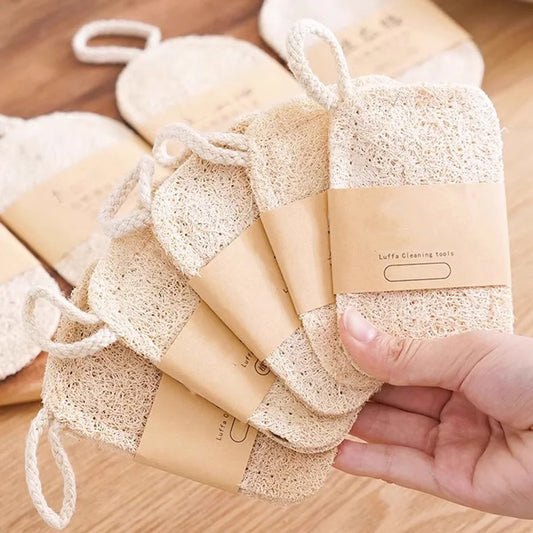 High-Quality Natural Luffa Sponge - Gentle Body Exfoliation