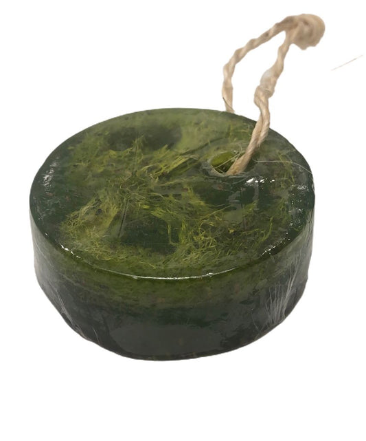 Speckless Soap Bar. Chia, Lemon, Parsley, and Coconut Oil.-1